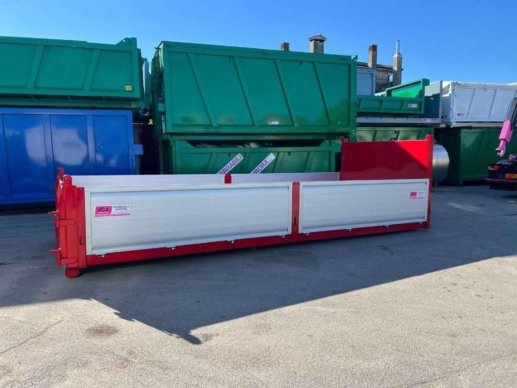 CONTAINER SCARRABILE NUOVO A PIANALE CON SPONDE Foto 3
