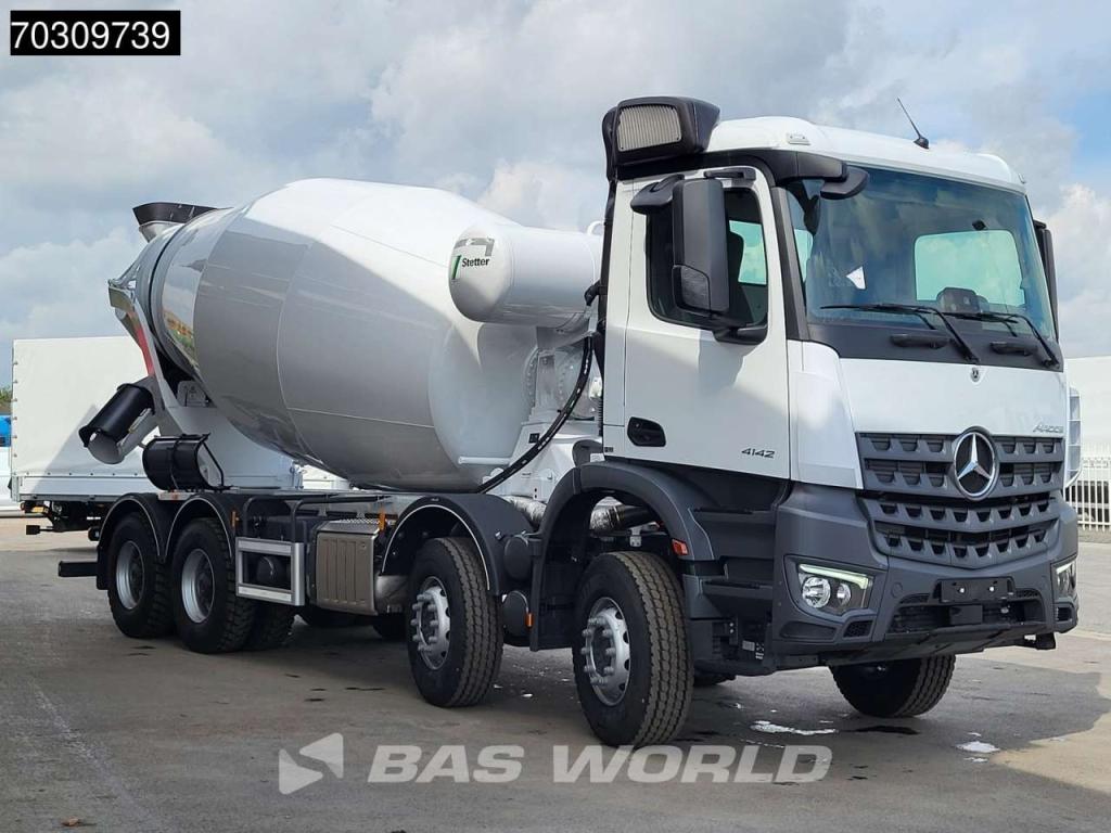 Mercedes-Benz Arocs 4142 8X4 NEW! 12m3 Stetter Mixer Steelsuspension Big-Axle Euro 6 Foto 3