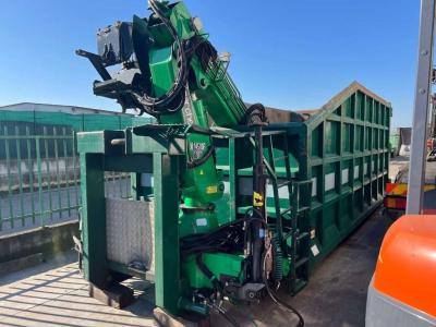 CONTAINER SCARRABILE USATO CON GRU E POLIPO in vendita da Aurora Srl