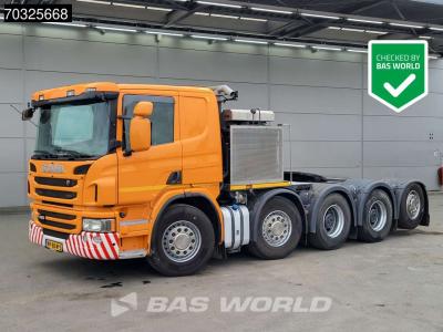 Scania P480 10X4 150T Full-Air Retarder Standklima Leder Big Axle Euro 5 in vendita da BAS World B.V.