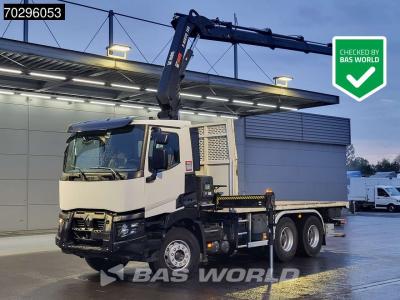 Renault C 430 6X4 HIAB 188 ES-3 X-HIDUO Crane Retarder Steelsuspension Big-Axle Euro 6 in vendita da BAS World B.V.