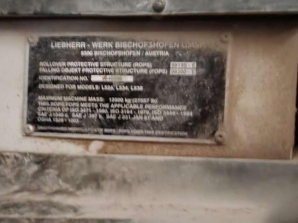 Liebherr L538 Foto 6