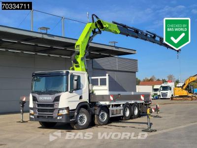Scania P500 8X4 New! Zoomlion ZLK7600V8 Crane Kran Remote Control LED ACC in vendita da BAS World B.V.