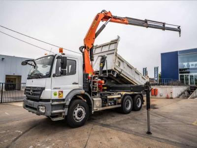 Mercedes-Benz AXOR 2633+BIBENNE+PALFINGER 18T/m /3XHydr. in vendita da Braem NV
