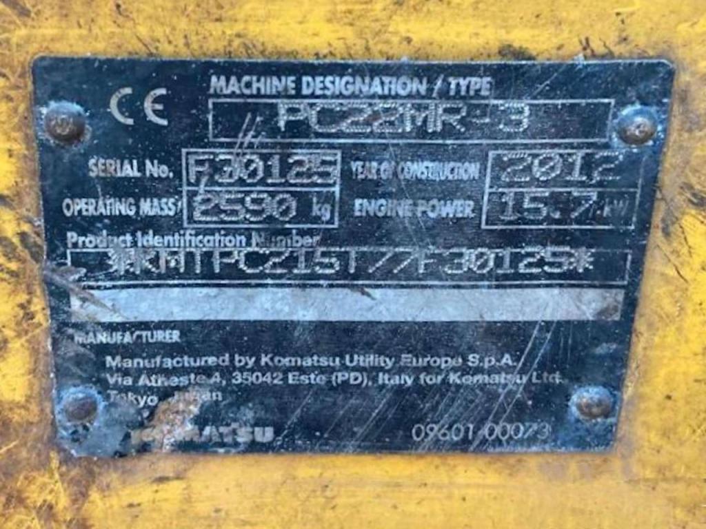 Komatsu PC22MR-3 Foto 5