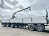 Pacton T3-003 Brick Trailer - Kennis 16000-R Crane Foto 5 thumbnail