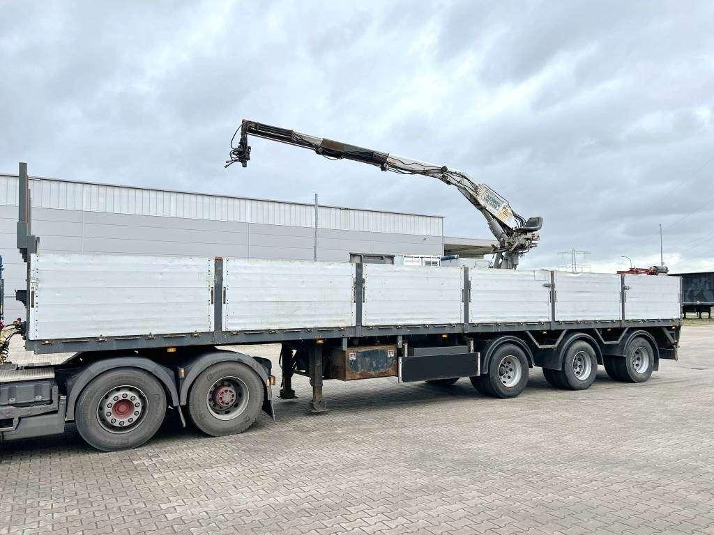 Pacton T3-003 Brick Trailer - Kennis 16000-R Crane Foto 1