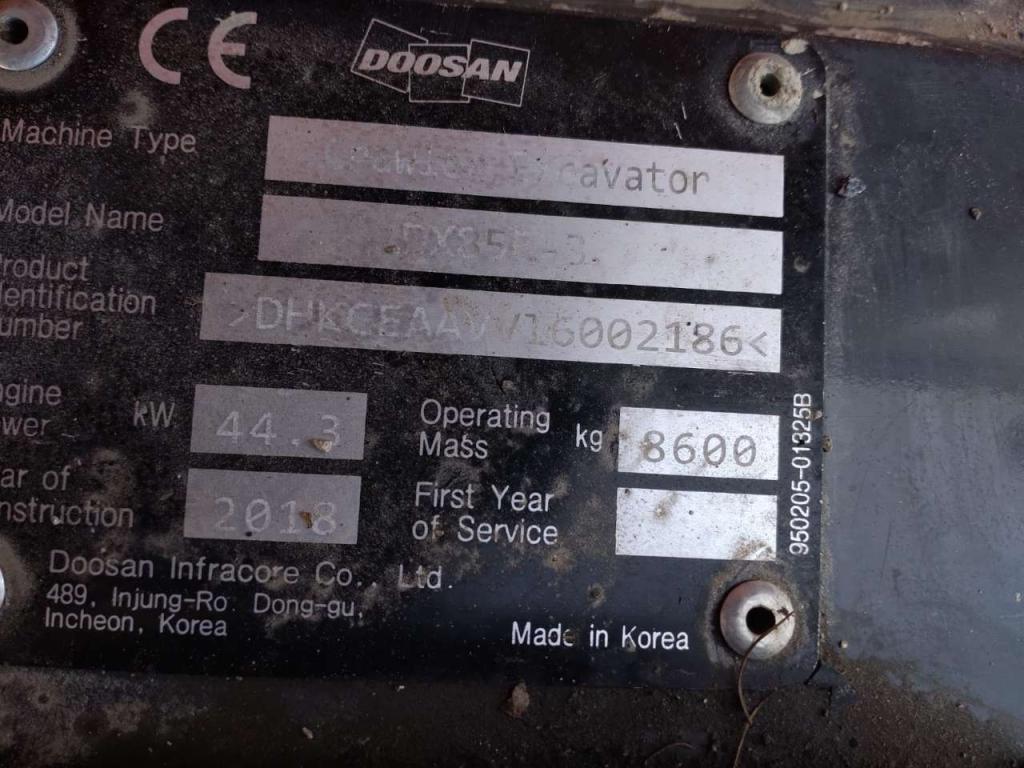 Doosan DX85-3 Foto 6