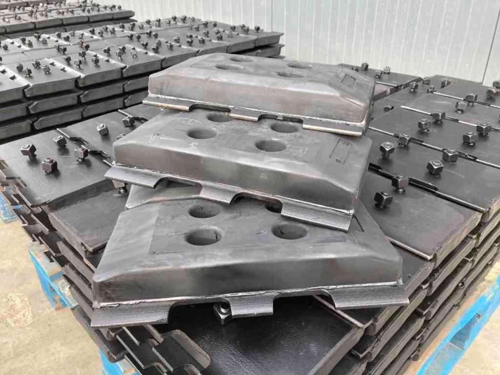 Carro completo per Vögele Rubber Asphalt Pads Foto 4