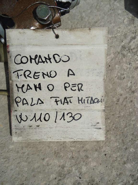 Comando freno a mano per Fiat Hitachi W110-W130 Foto 3