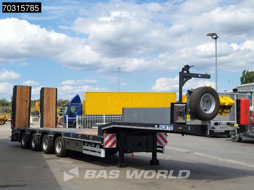 Nükte Trailer NKTL4 NEW Lift + 2xSteering Axle Ramps Foto 3
