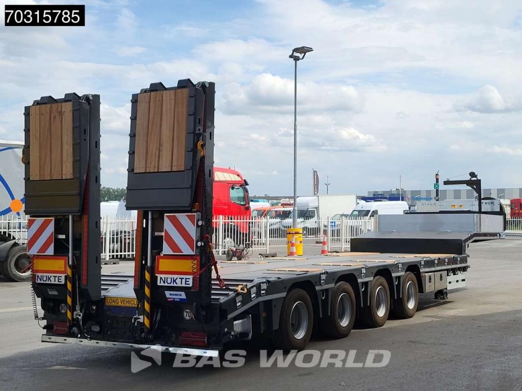 Nükte Trailer NKTL4 NEW Lift + 2xSteering Axle Ramps Foto 5