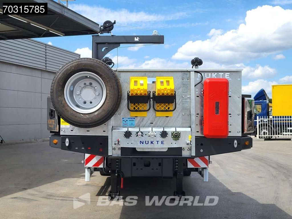Nükte Trailer NKTL4 NEW Lift + 2xSteering Axle Ramps Foto 6