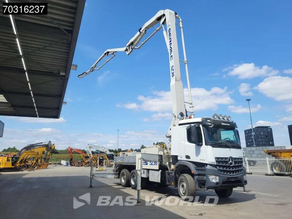 Mercedes-Benz Arocs 3342 6X4 SERMAC 5Z36 Concrete Pump Full Steel Euro 6 Foto 3