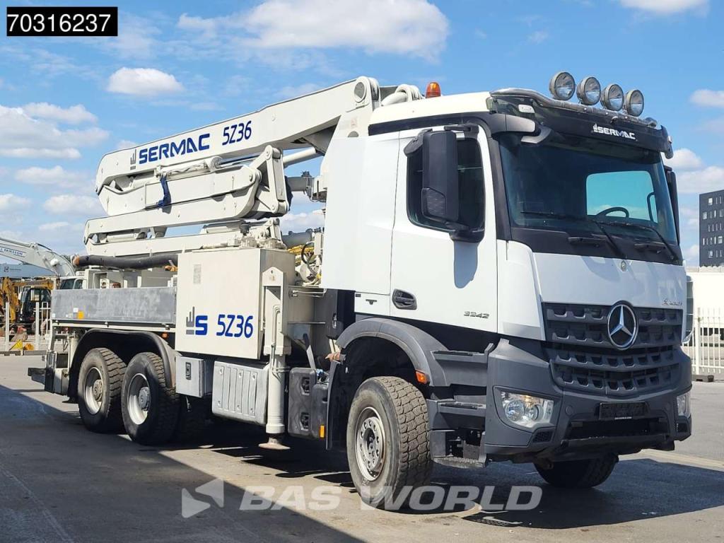 Mercedes Arocs 3342 6X4 SERMAC 5Z36 Concrete Pump Full Steel Euro 6 Foto 15