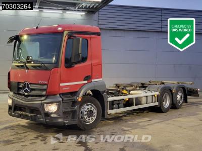 Mercedes Antos 2535 Antos 6X2 BDF ADR Full Air Suspension Lift+Steering Axle Automatic Euro 6 in vendita da BAS World B.V.