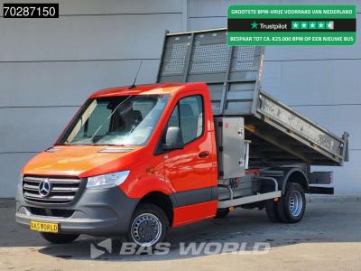 Mercedes Sprinter 514 CDI Kipper met Kist Dubbellucht 3,5t Trekhaak Airco Cruise Euro6 Tipper Benne Kieper 2 in vendita da BAS World B.V.