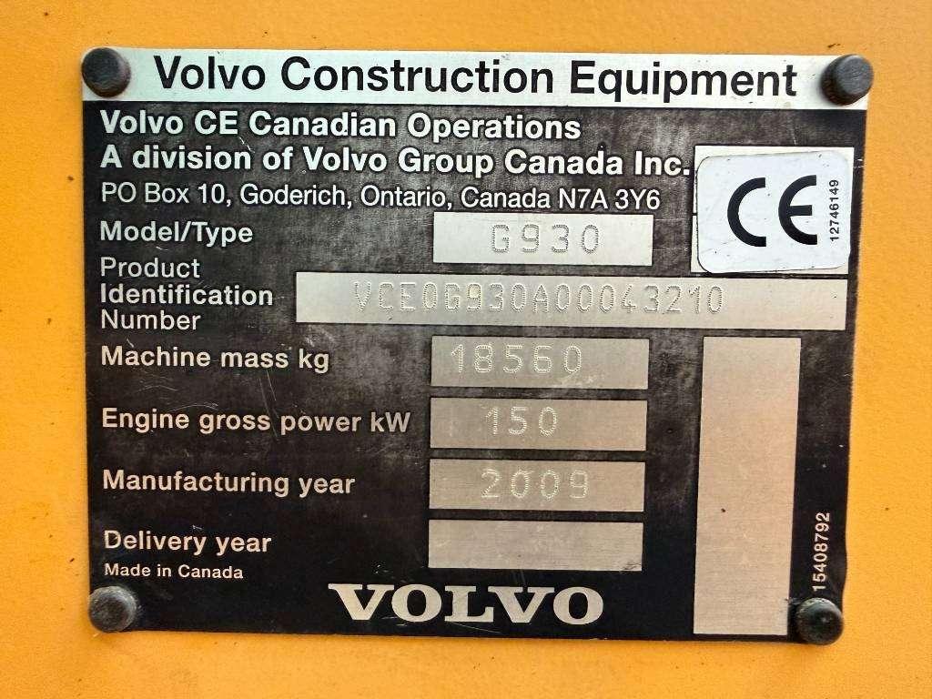 Volvo G930 - CE - LOW HOURS Foto 5