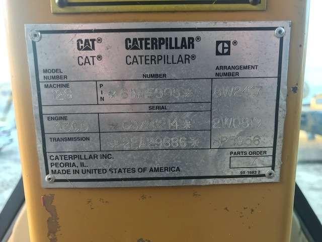 Caterpillar 12G Foto 7