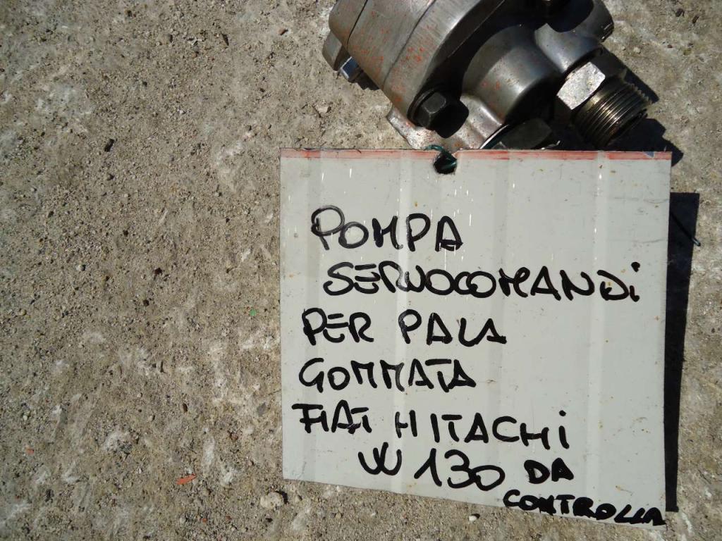 Pompa idraulica servocomandi per Fiat Hitachi W130 Foto 4