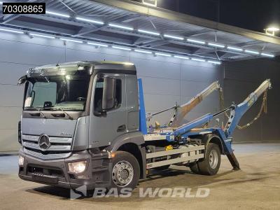Mercedes Antos 1836 4X2 Palfinger M14T-25 MPA skiploader Automatic Airco Euro 6 in vendita da BAS World B.V.