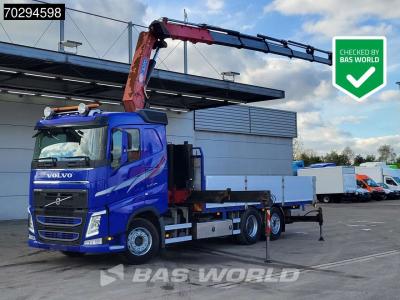 Volvo FH 540 FH 6X2 HMF 3220-K7 Crane Kran Lift-Axle Big-Axle Xenon Automatic Euro 6 in vendita da BAS World B.V.