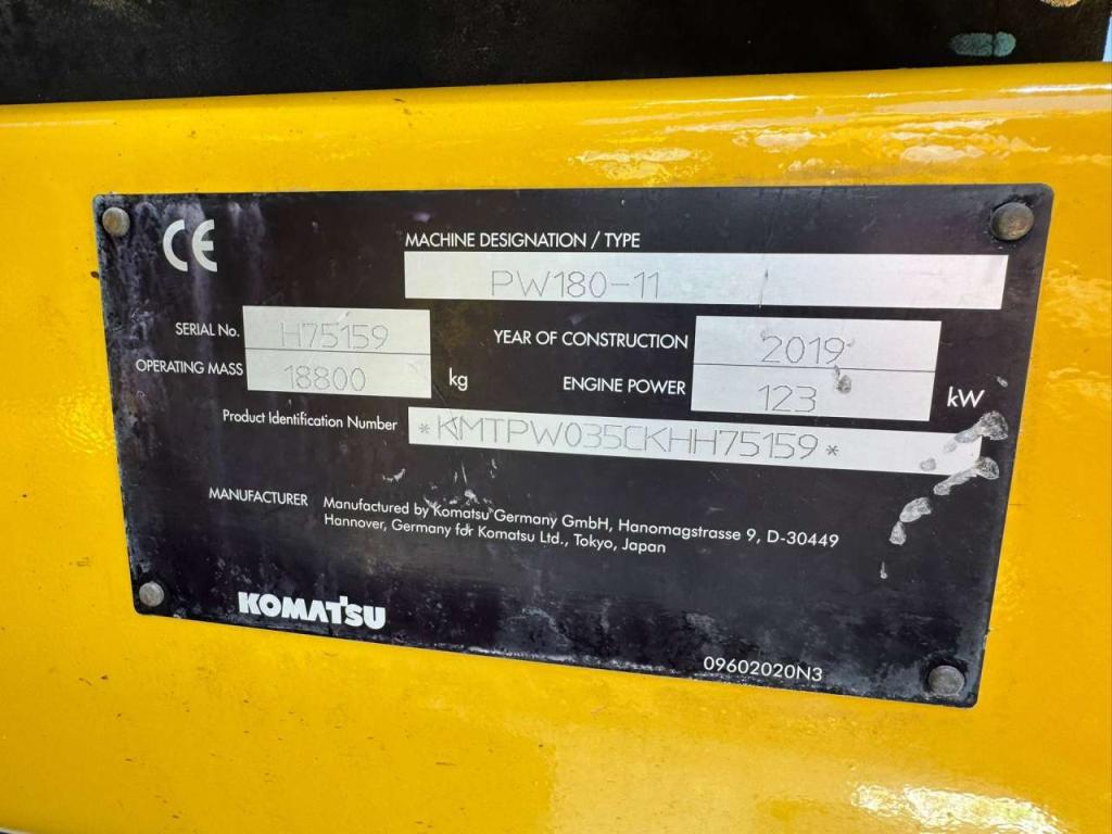 Komatsu PW180-11 Foto 10