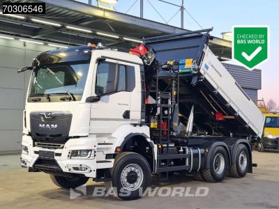 Man TGS 28.520 6X4 NEW Palfinger PK24001 SLD 5 Kran 2-way tipper Retarder Lift+Steering Axle in vendita da BAS World B.V.