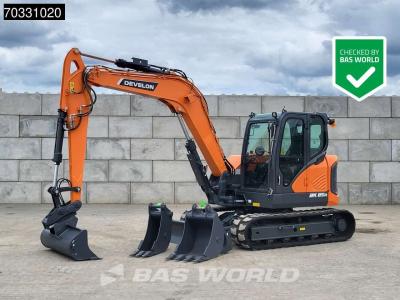 Doosan DX85R-7 A/C - PIN ON / 3 BUCKETS in vendita da BAS World B.V.