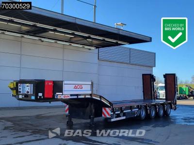 GVN LOWBED 4 axles NEW! Lifting Axle + 2x Steering Axle Hydraulic Ramps in vendita da BAS World B.V.
