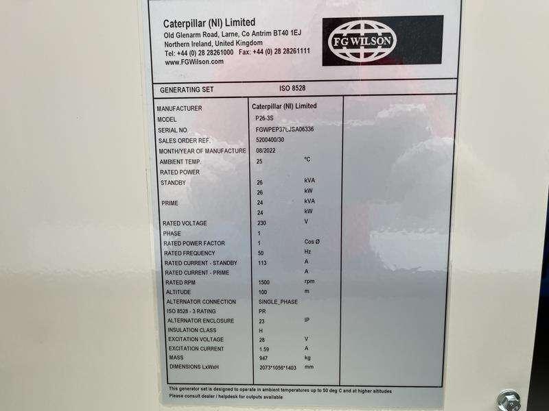 FG Wilson P 26 - 3 S Foto 5