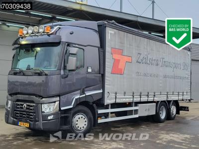Renault T 430 T 6X2 NL-Truck curtainsides Forklift preparation Steering axle Automatic Euro 6 in vendita da BAS World B.V.