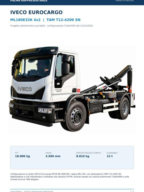 Iveco EUROCARGO ML180E32 K Foto 2