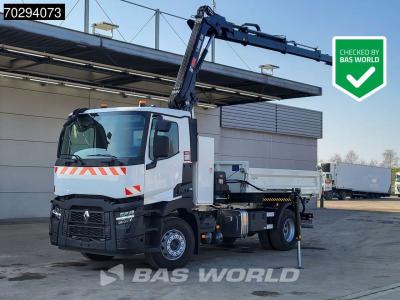Renault C 430 4X2 NEW! HIAB X-Hiduo 138 Crane 6m3 Dautel 3-Side tipper Euro 6 in vendita da BAS World B.V.