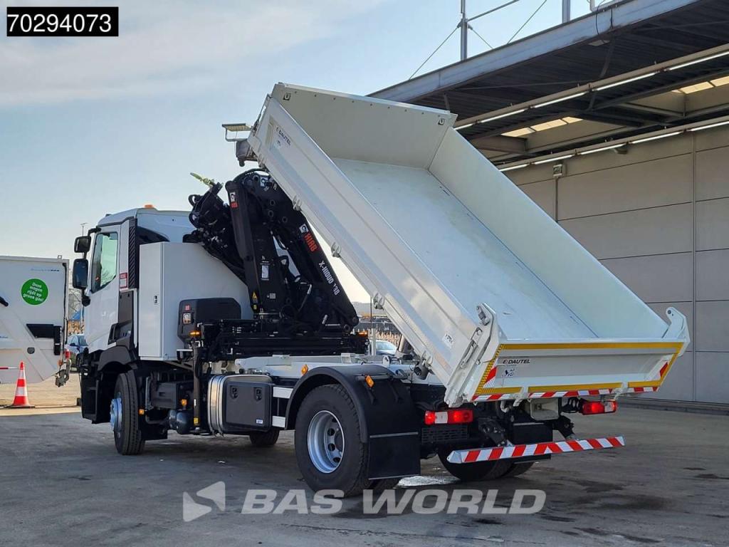 Renault C 430 4X2 NEW! HIAB X-Hiduo 138 Crane 6m3 Dautel 3-Side tipper Euro 6 Foto 10
