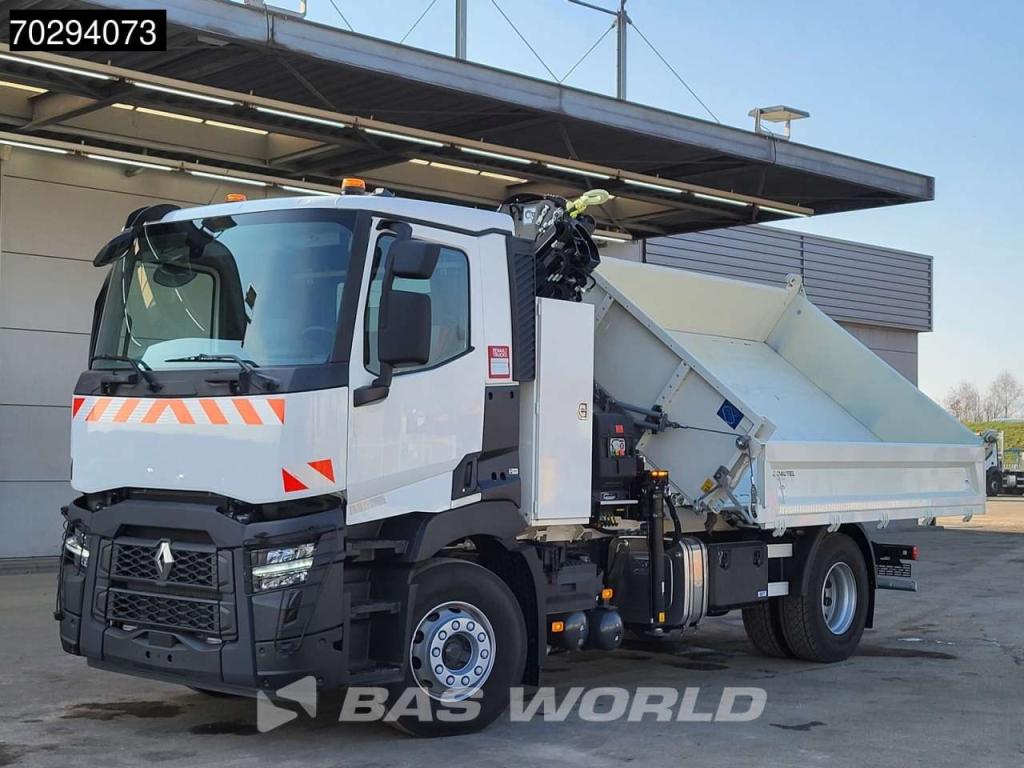 Renault C 430 4X2 NEW! HIAB X-Hiduo 138 Crane 6m3 Dautel 3-Side tipper Euro 6 Foto 11