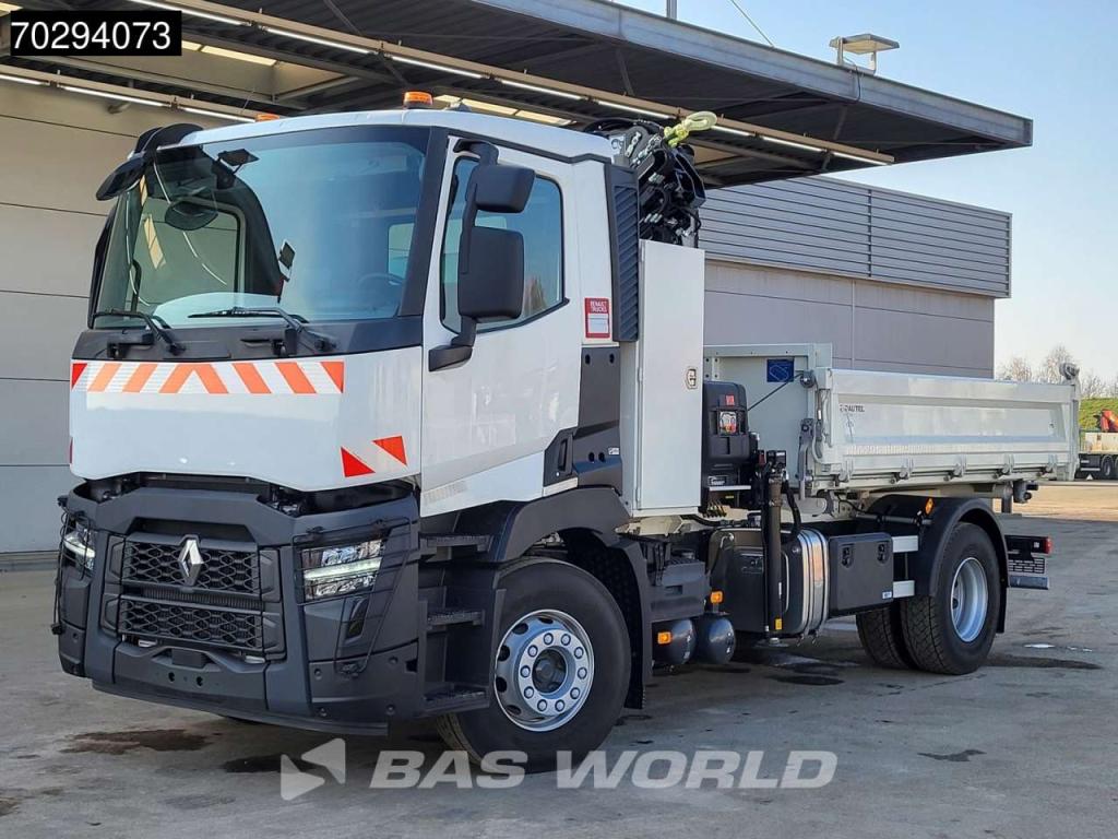 Renault C 430 4X2 NEW! HIAB X-Hiduo 138 Crane 6m3 Dautel 3-Side tipper Euro 6 Foto 15