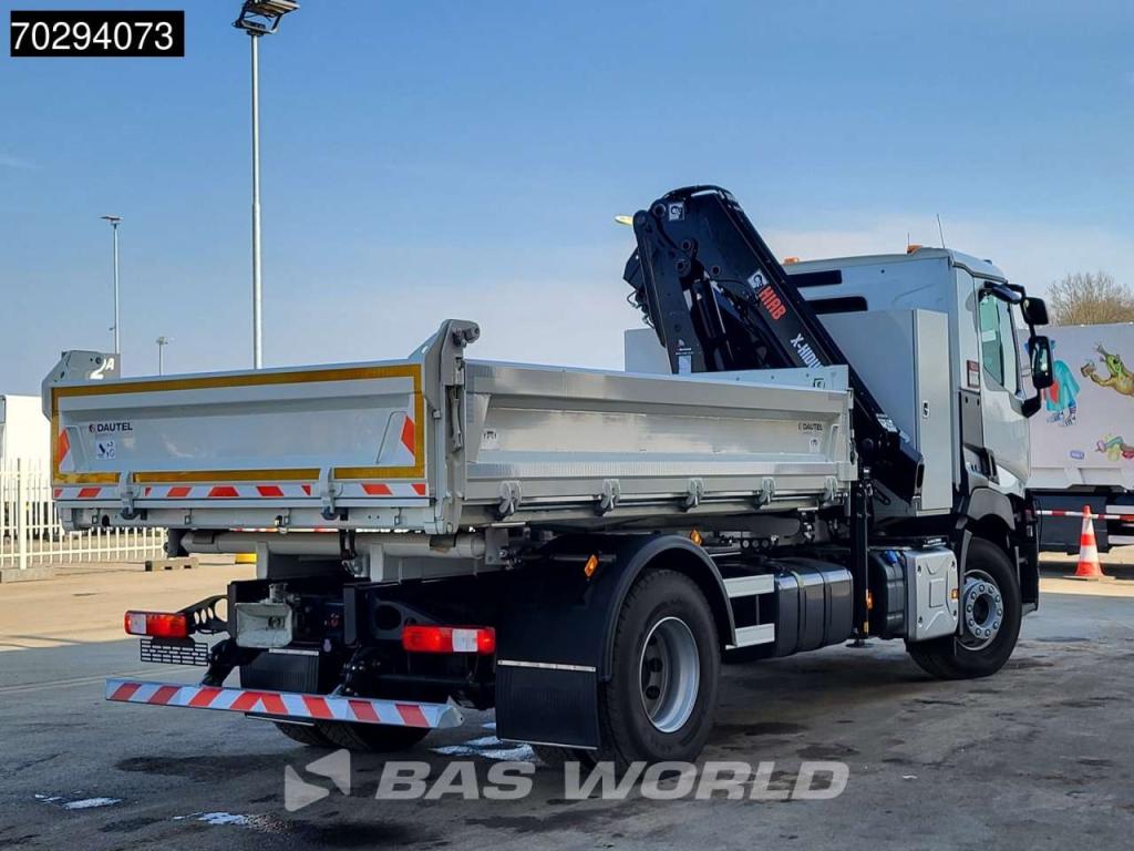 Renault C 430 4X2 NEW! HIAB X-Hiduo 138 Crane 6m3 Dautel 3-Side tipper Euro 6 Foto 20