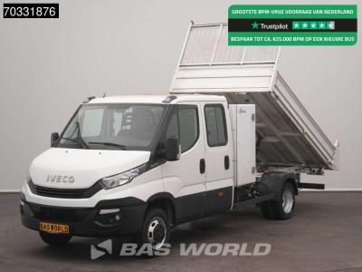 Iveco Daily 35C14 Kipper Dubbele Cabine Dubbellucht 3,5t Trekhaak Airco Cruise Kist Euro6 Benne Kieper Ai in vendita da BAS World B.V.