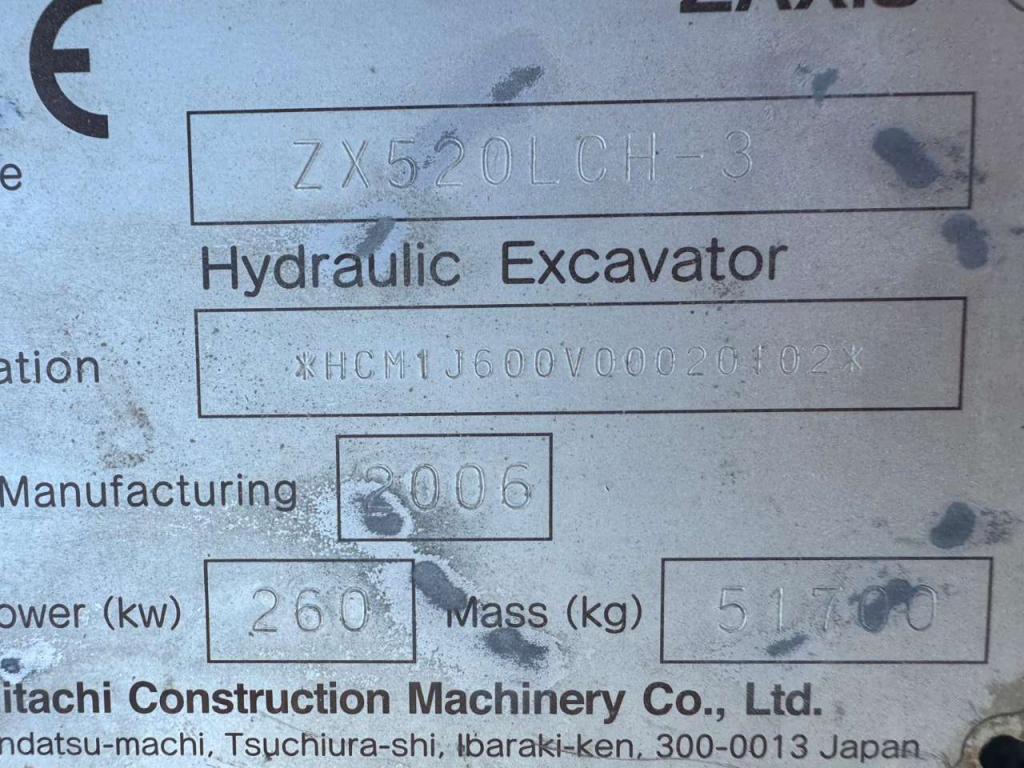 Hitachi ZX520LCH-3 Foto 7