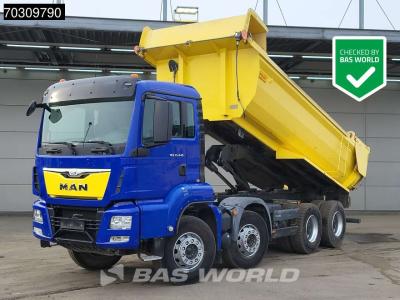 Man TGS 35.440 8X4 14m3 tipper Steelsuspension Big-Axle Retarder Automatic Euro 6 in vendita da BAS World B.V.
