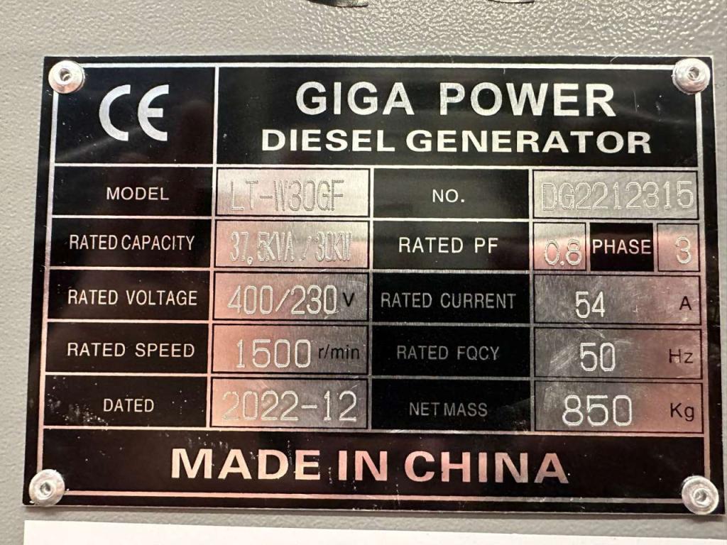 Giga Power LT-W30GF 37.5KVA closed box Foto 8