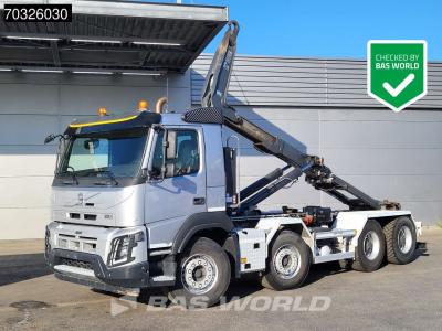 Volvo FMX 460 8X4 HIAB XR21Z59 Containers system Big-Axle Automatic VEB+ Euro 6 in vendita da BAS World B.V.