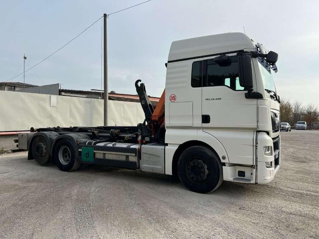 Man TGX 26.480 SCARRABILE CON GRU DIETRO CABINA Foto 8