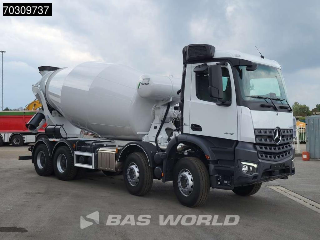 Mercedes-Benz Arocs 4142 8X4 NEW! 12m3 Stetter Mixer Steelsuspension Big-Axle Euro 6 Foto 3