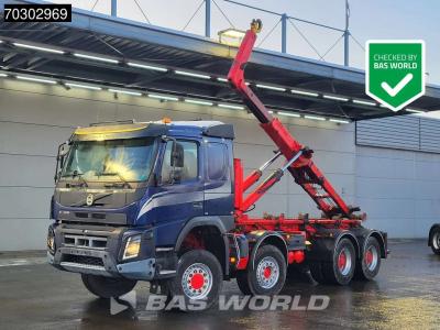 Volvo FMX 500 FMX 8X6 HYVA 30-57-S Containersystem 8x6 Big-Axle Steelsuspension VEB+ Euro 6 in vendita da BAS World B.V.