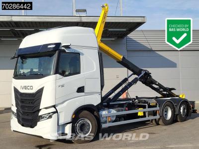 Iveco X-Way 580 6X2 NEW Palfinger PHT20SLD5 Hooklift Lift+steering Axle Automatic Navi ACC LED in vendita da BAS World B.V.