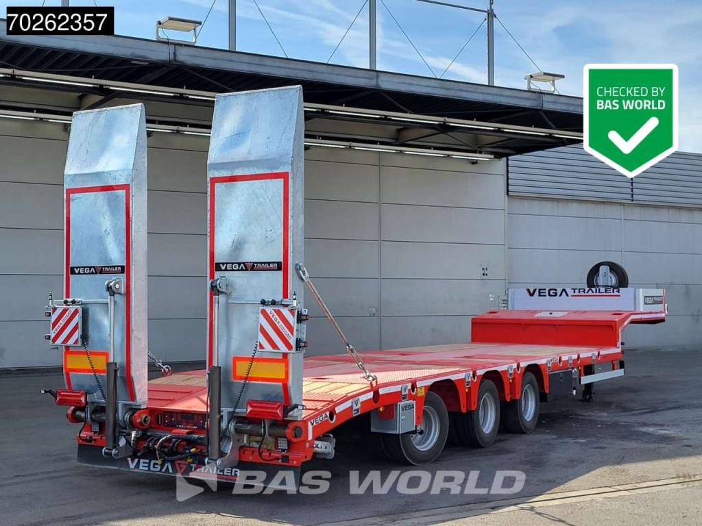 Vega Lowbed 2 axles NEW Hydr. Ramps. Lift+Steering Axle Foto 1