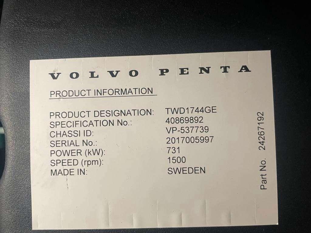 Volvo TWD1744GE - 825 kVA Generator - DPX-18886 Foto 18