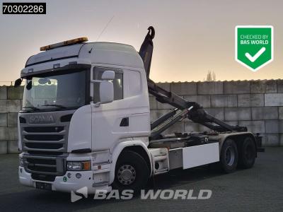 Scania G450 6X2 HIAB XR21Z59 containersystem 3-pedals Retarder Lift-Axle Euro 6 in vendita da BAS World B.V.